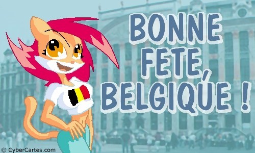 Aperçu de la carte : Fête Belgique