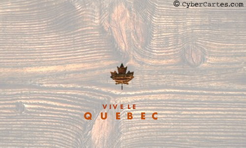 Aperçu de la carte : Vive le Québec