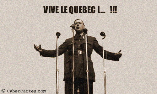 Aperçu de la carte : Vive le Québec L..