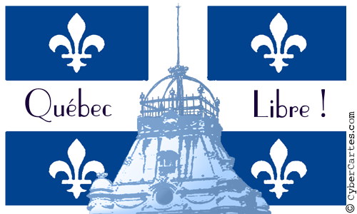 Aperçu de la carte : Québec libre