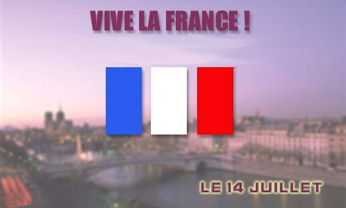 Aperçu de la carte : Vive la France