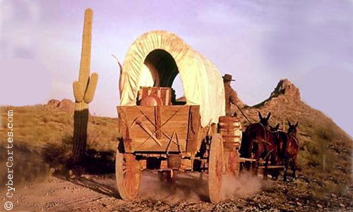 Aperçu de la carte : Chariot western