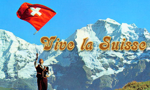 Aperçu de la carte : Vive la Suisse