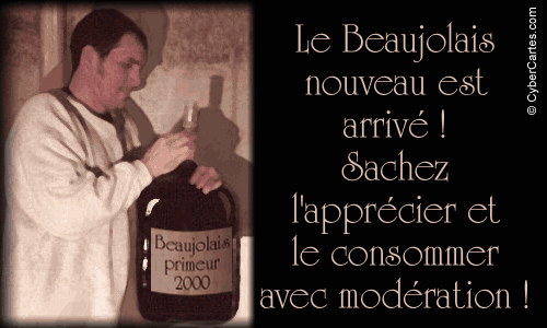Aperçu de la carte : Beaujolais primeur
