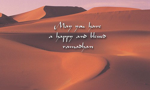 A happy Ramadan