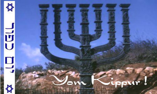  Aperçu de la carte : Yom Kippur