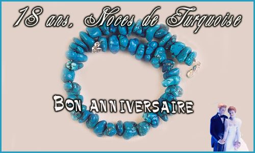 18 ans - Turquoise