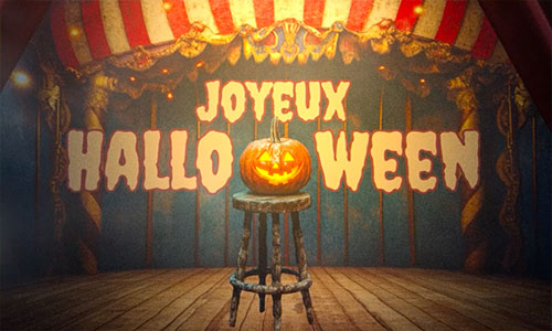 Première carte joyeux Halloween