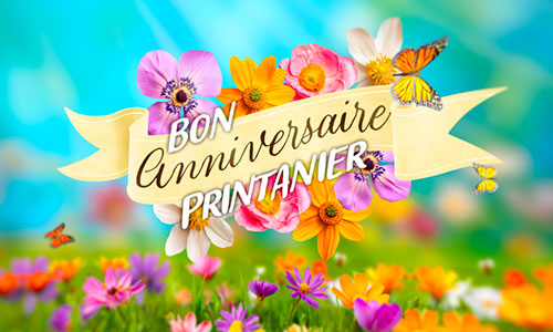 Première carte joyeux anniversaire