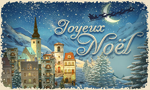 Première carte joyeux Noël