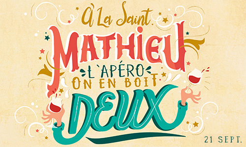 Aperçu de la carte : Dicton ! A la saint Mathieu...