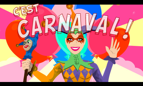 Aperçu de la carte : C'est carnaval !