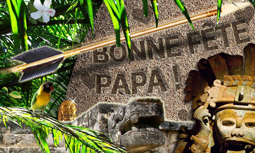 Aperçu de la carte : Bonne fête papa - jungle