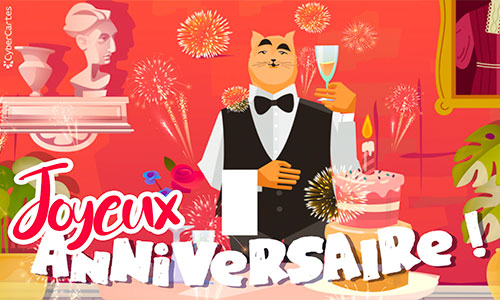 Aperçu de la carte : Joyeux anniversaire avec classe !