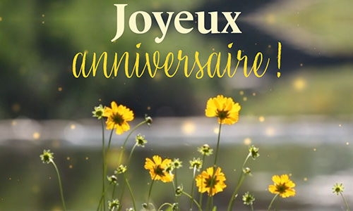 Première carte joyeux anniversaire
