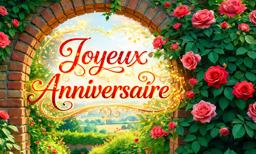 Anniversaire au fil du jardin