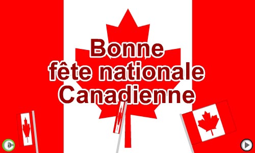 Aperçu de la carte : Bonne fête nationale canadienne