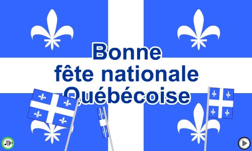 Aperçu de la carte : Bonne fête nationale québécoise