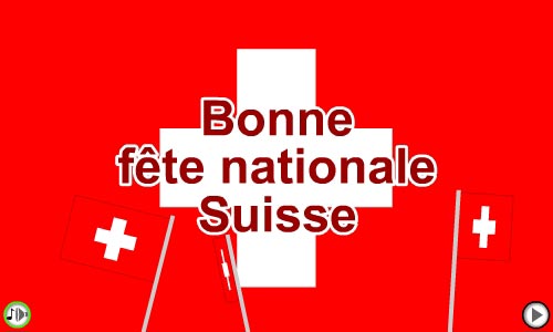 Aperçu de la carte : Bonne fête nationale suisse