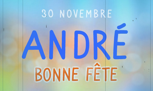 Aperçu de la carte : André - 30 novembre