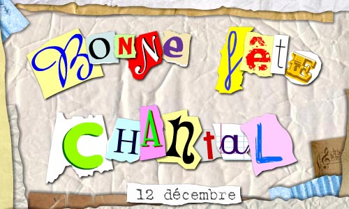 Aperçu de la carte : Chantal - 12 décembre