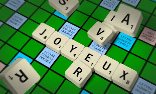 Aperçu de la carte : Scrabble anniversaire