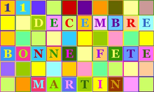 Aperçu de la carte : Martin - 11 décembre