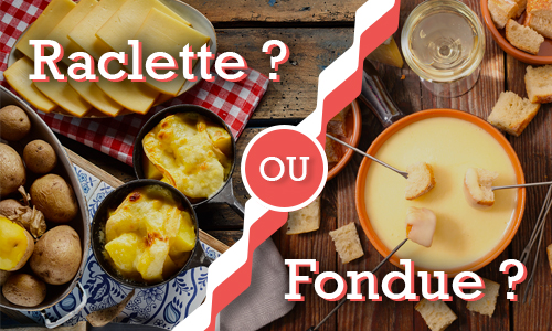Aperçu de la carte : Raclette ou fondue ? Venez diner !