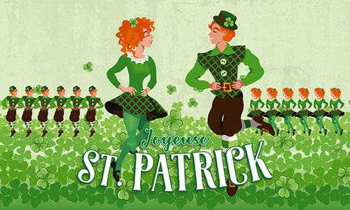 Aperçu de la carte : On danse pour la Saint-Patrick !
