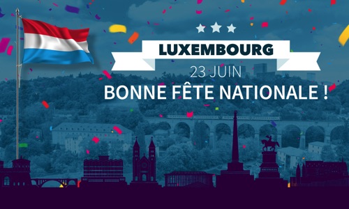 Aperçu de la carte : Bonne fête nationale du Luxembourg