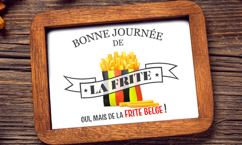 Aperçu de la carte : C'est la journée de la frite belge !