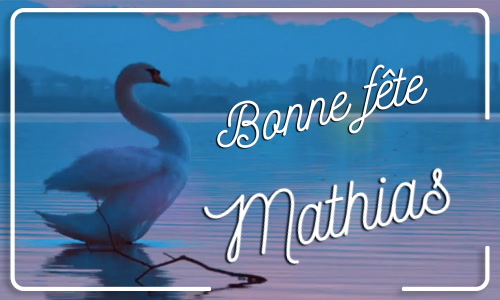 Aperçu de la carte : Bonne fête Mathias !