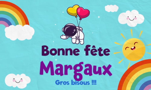 Aperçu de la carte : Bonne fête Margaux !