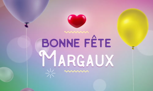 Aperçu de la carte : Bonne fête Margaux !