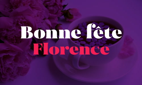 Aperçu de la carte : Florence, bonne fête le 1er décembre !