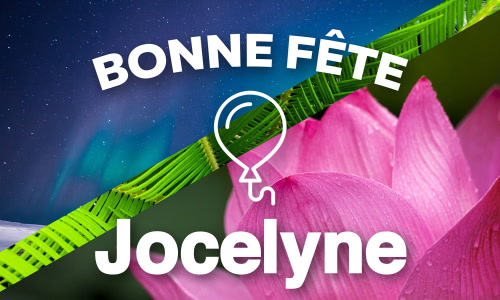 Aperçu de la carte : Joyeuse fête Jocelyne, le 13 décembre !