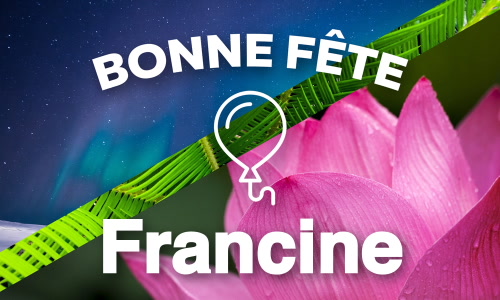 Aperçu de la carte : C'est la Journée de Francine !