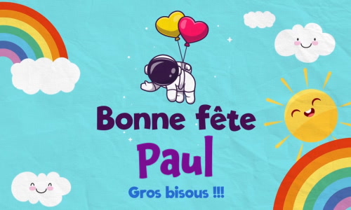 Aperçu de la carte : Joyeux 25 janvier à Paul !