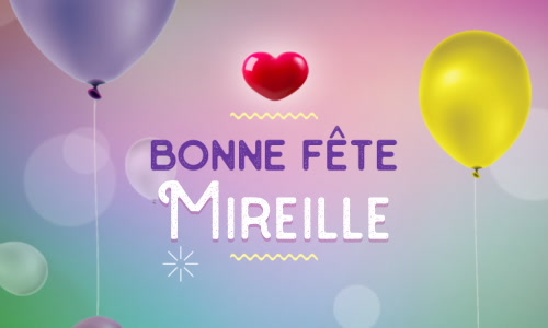 Aperçu de la carte : Joyeuse fête Mireille, le 15 août !