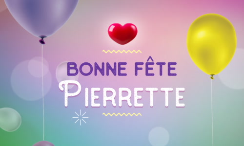 Aperçu de la carte : Joyeuse fête Pierrette, le 29 juin !