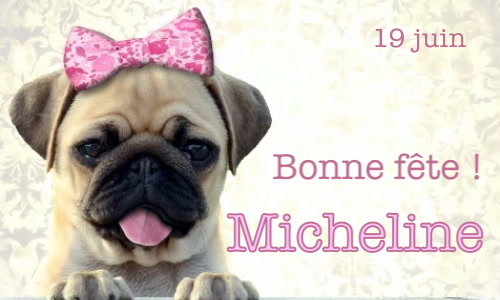 Aperçu de la carte : C'est la Journée de Micheline !