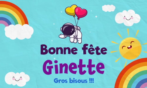 Aperçu de la carte : Célébration spéciale pour Ginette !
