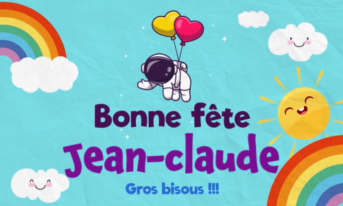 Aperçu de la carte : Célébration spéciale pour Jean-claude !