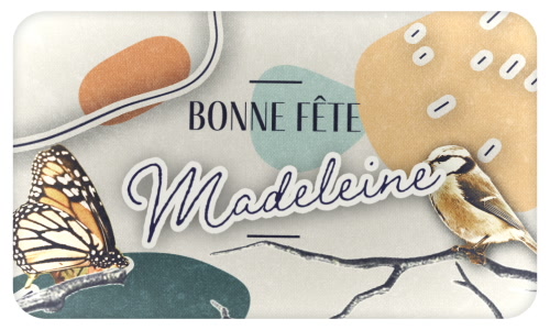 Aperçu de la carte : C'est la Journée de Madeleine !