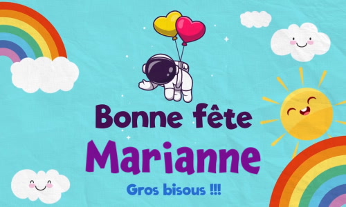 Aperçu de la carte : Célébration spéciale pour Marianne !