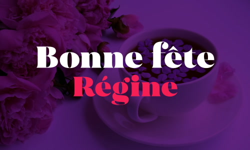 Aperçu de la carte : Célébration spéciale pour Régine !