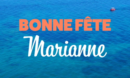 Aperçu de la carte : Joyeuse fête Marianne, le 17 avril !