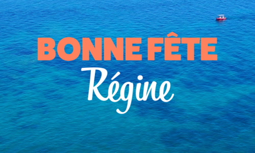 Aperçu de la carte : Régine, bonne fête le 7 septembre !