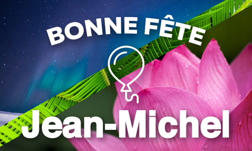 Aperçu de la carte : Célébration spéciale pour Jean-Michel !