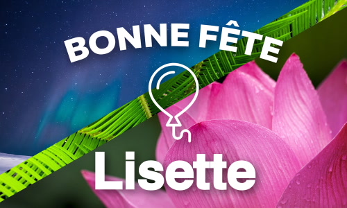 Aperçu de la carte : C'est la Journée de Lisette !